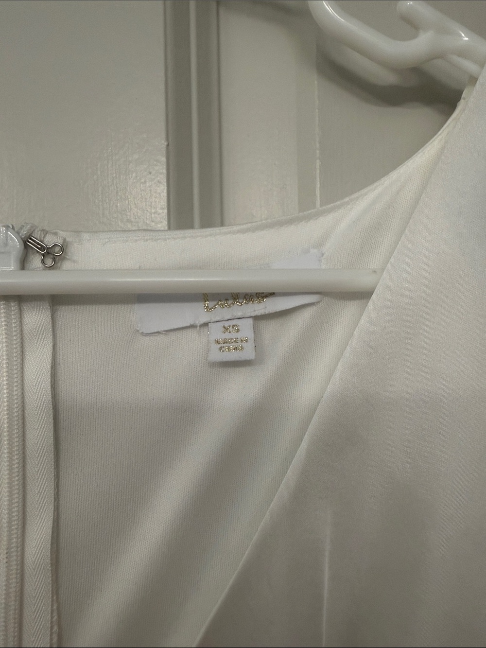 Lulu's White Ruffle V-Neck Maxi Dress - Picture 2 of 7